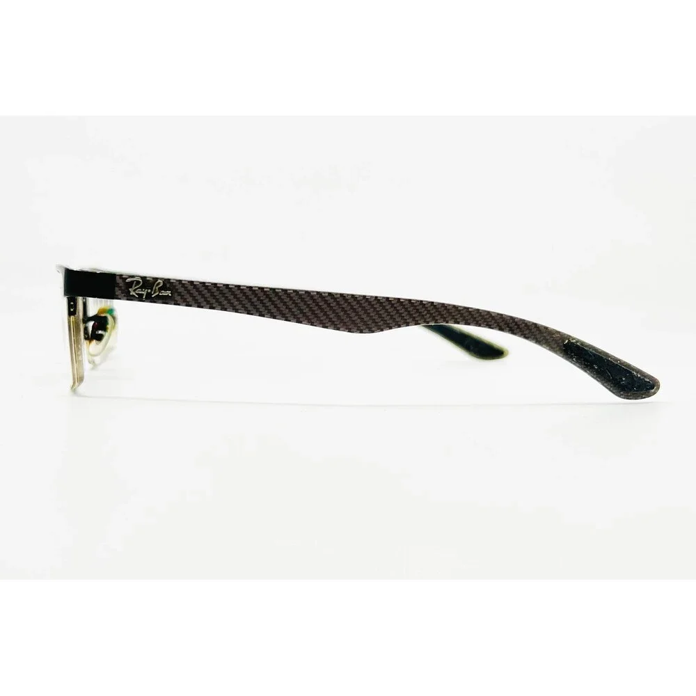 Ray-Ban Eyeglasses Mens Black Carbon Fiber RB8412 2503 54-17-145